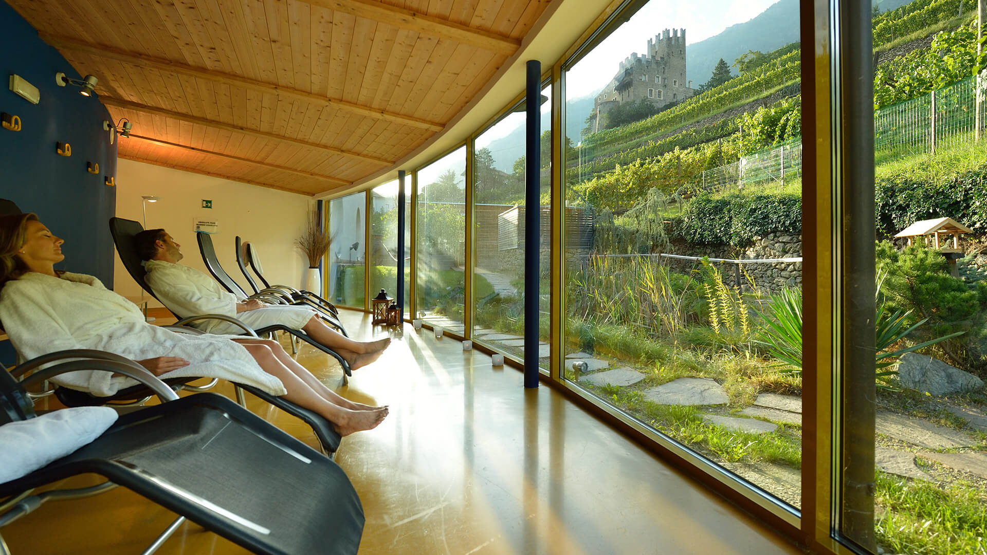 Erlebnisbad Naturns – Entspannung pur im Ruheraum