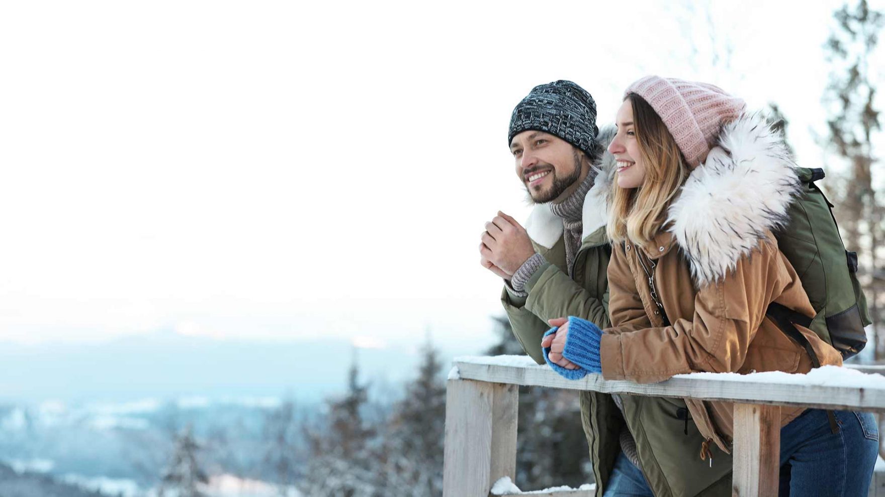 Wandern im Pulverschnee