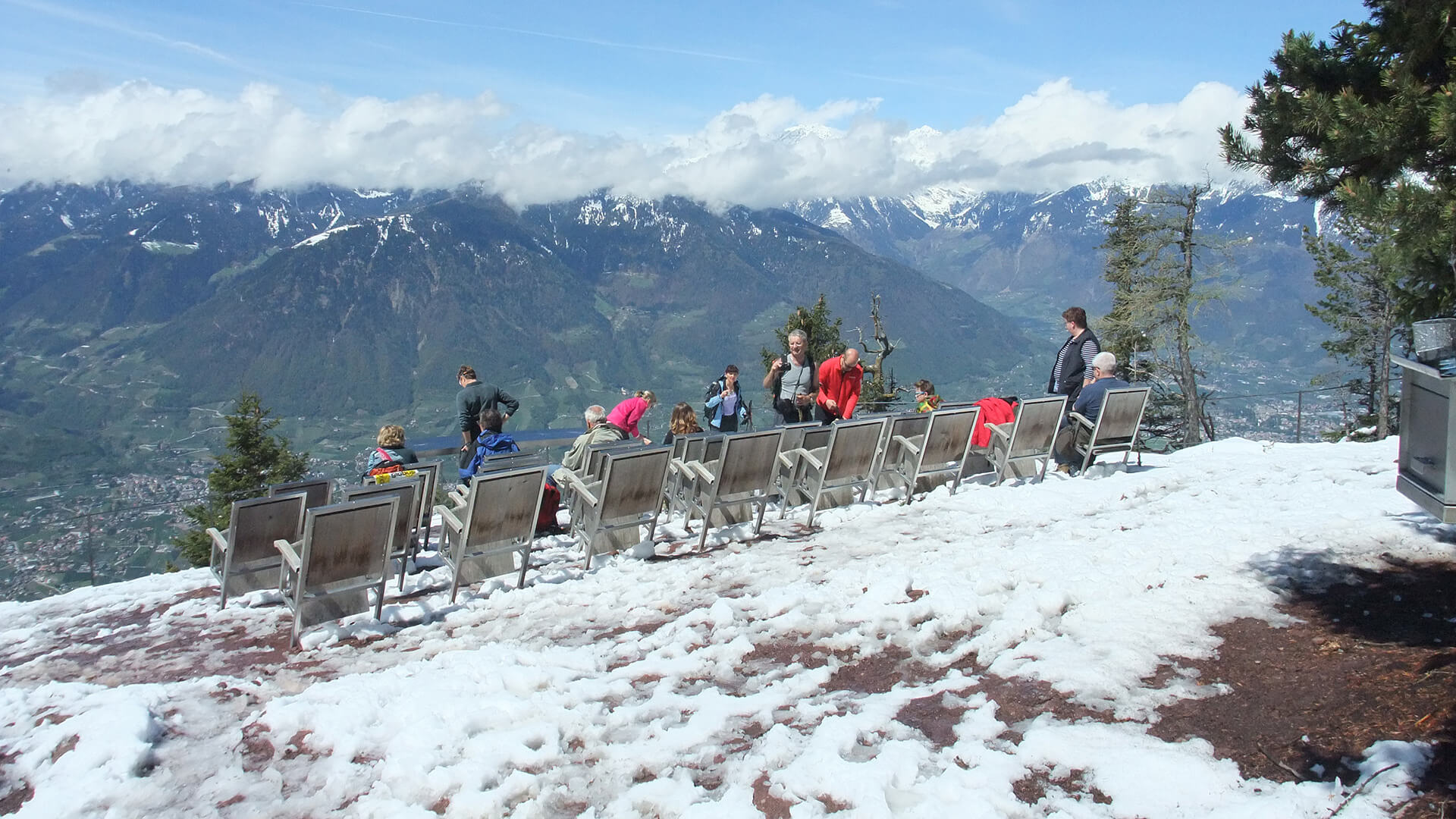 Knottnkino bei Vöran im Winter