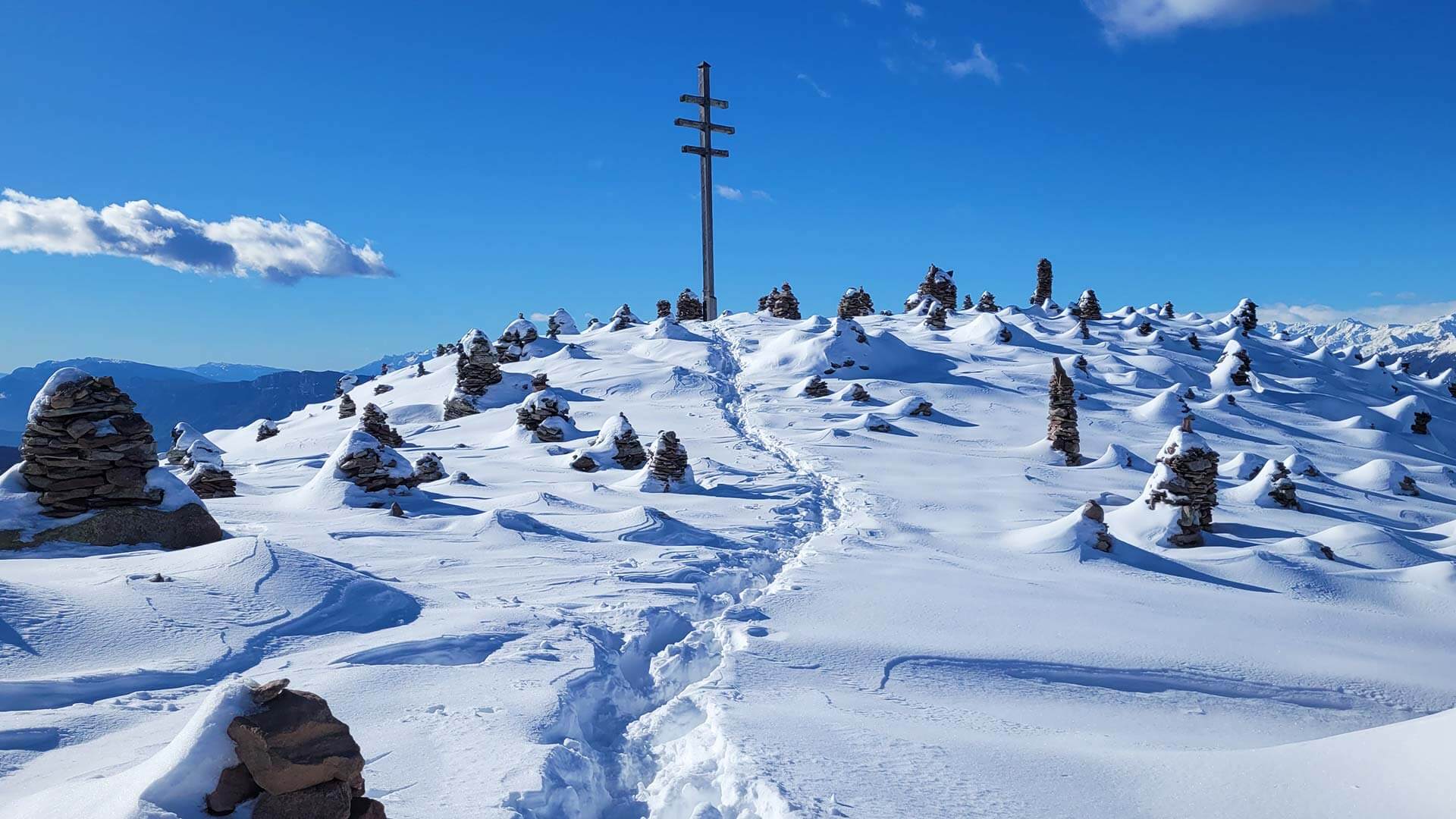 Winterwanderung zu den Stoanernen Mandln
