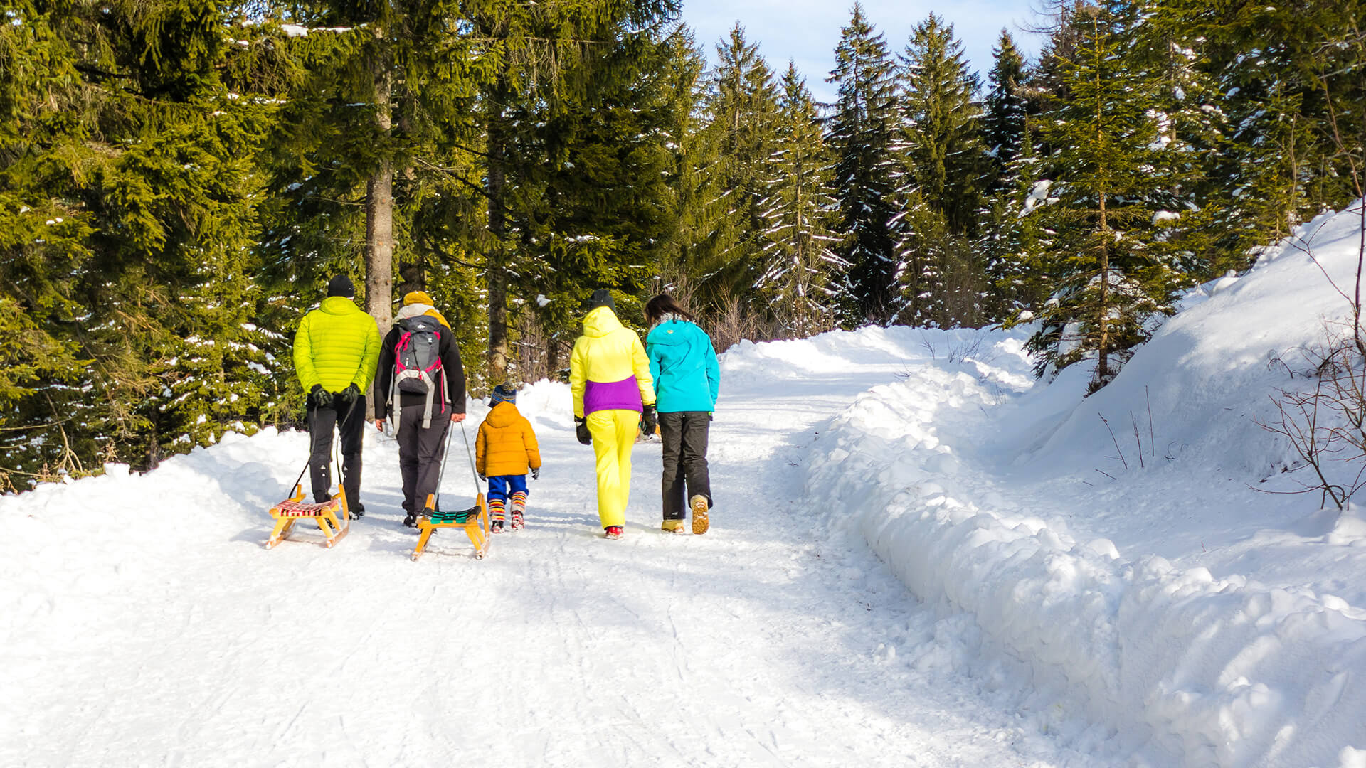 Rodeln in Meran und Umgebung